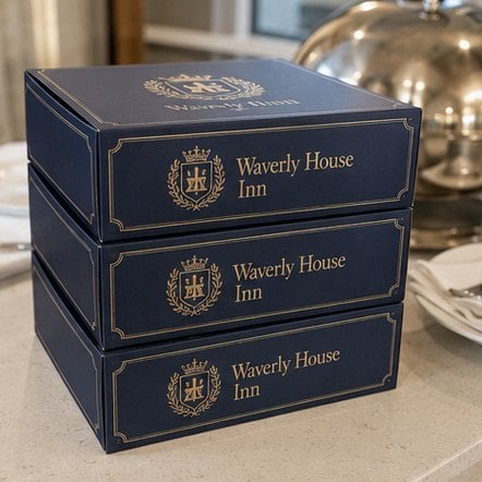 Customized donut boxes for hotels and breakfast service