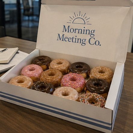 Customized donut boxes for office and event deliveries
