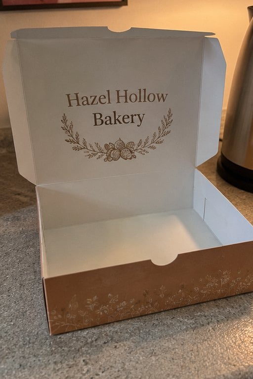 Personalized donut boxes — customer photo