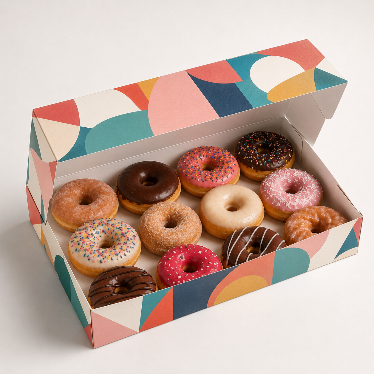 Custom printed full-color printed bakery box