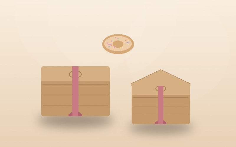 Matching custom donut boxes across a multi-location bakery franchise